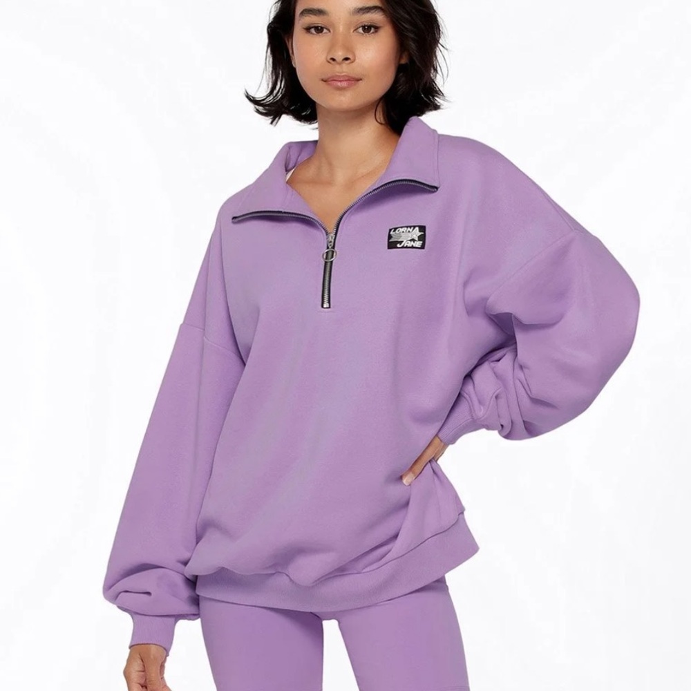 Lorna Jane SPORT QUARTER ZIP SWEATER - Picture 2 of 5
